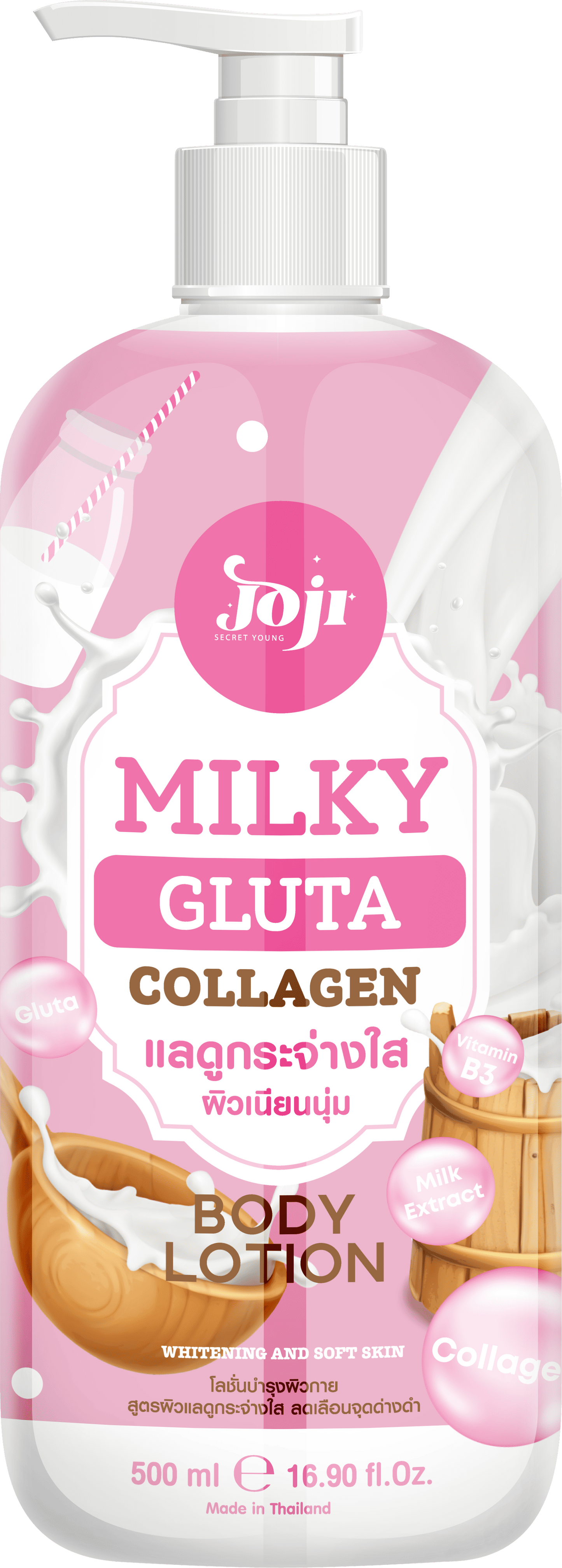 Joji Secret Young Milky Gluta Collagen Body Lotion – Firming & Whitening Body Lotion