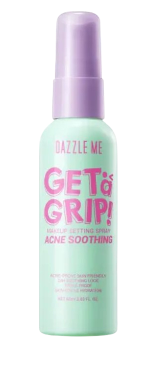 Dazzle Me Get a Grip! Makeup Setting Spray – Acne Soothing | Long-Lasting Blemish-Care Setting Spray