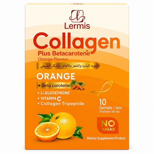 Lermis Collagen Plus Betacarotene Orange (10 Sachets)