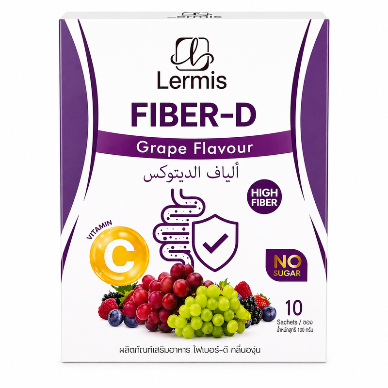 Lermis Fiber-D Grape (10 Sachets)