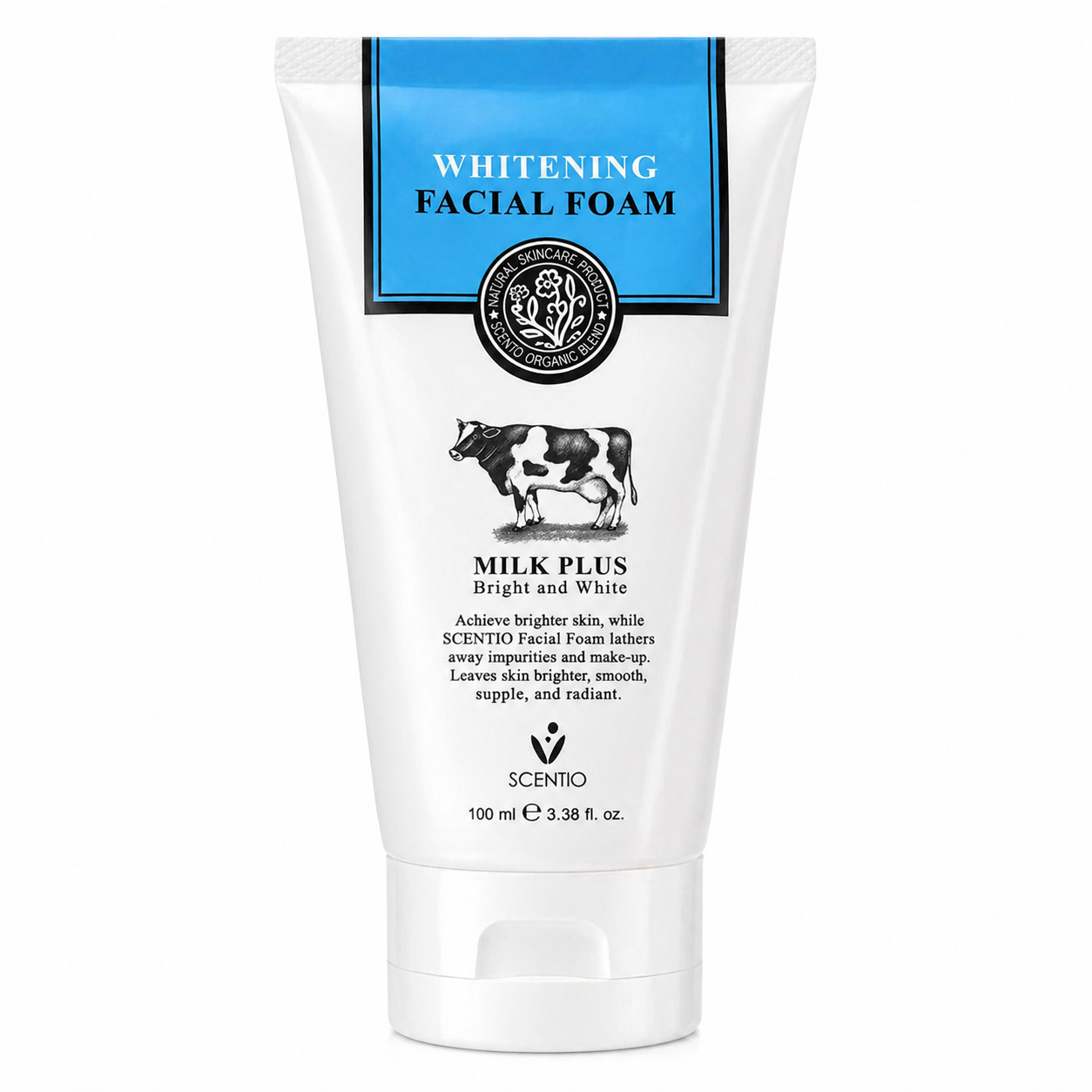 Scentio Milk Plus Whitening Facial Foam