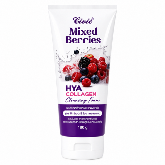 Civic Mixed Berries HYA Collagen Cleansing Foam