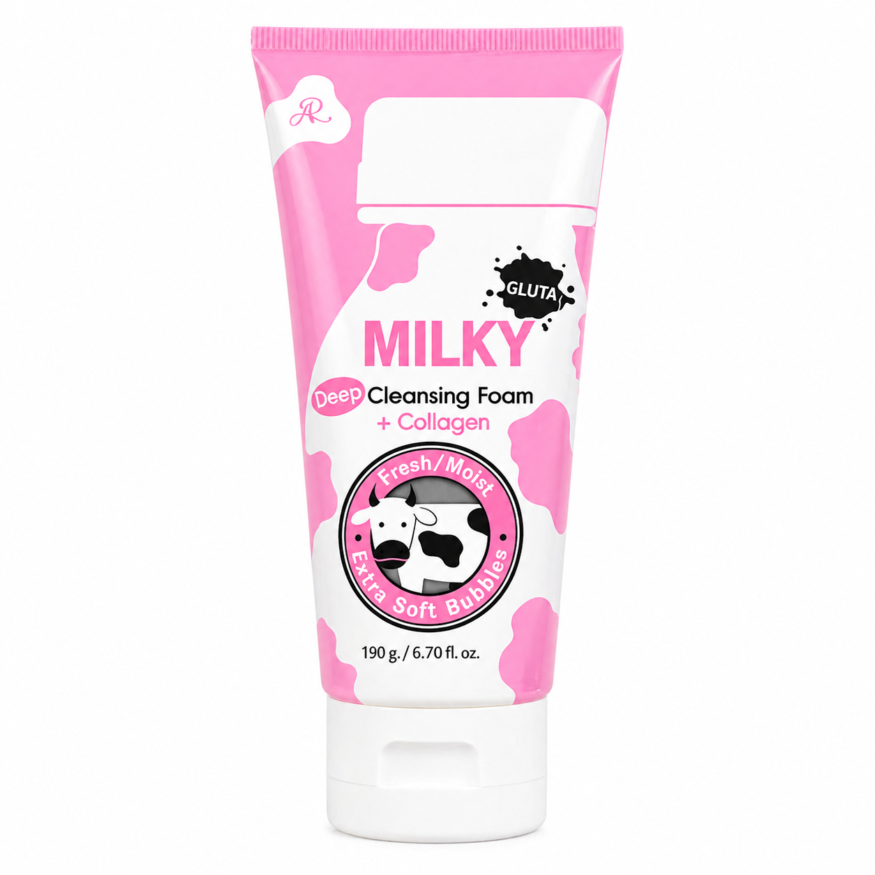 AR Gluta Milky Cleansing Foam + Collagen