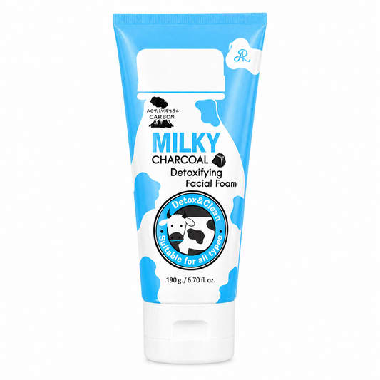 AR Milky Charcoal Detoxifying Facial Foam
