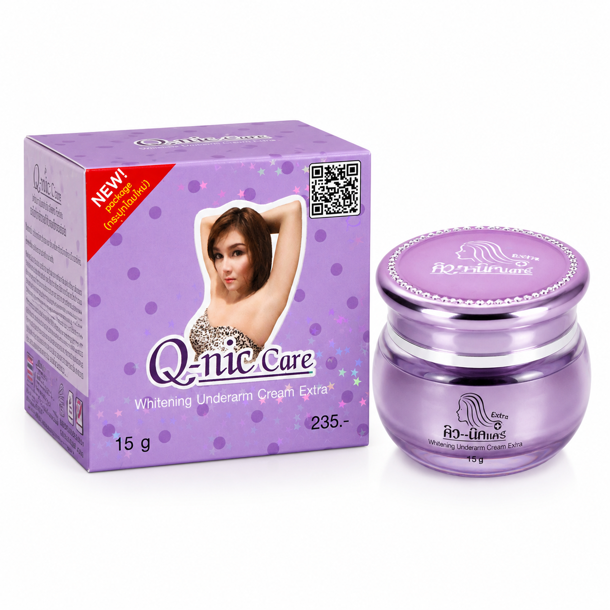 Q-nic Care Whitening Underarm Cream Extra