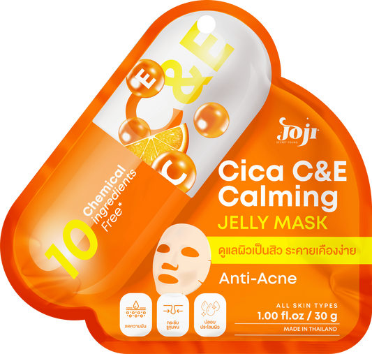 Joji Secret Young Cica C&E Calming Jelly Mask – Soothing & Brightening Face Mask