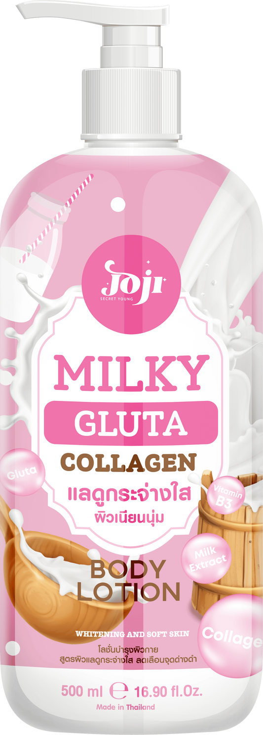 Joji Secret Young Milky Gluta Collagen Body Lotion – Firming & Whitening Body Lotion