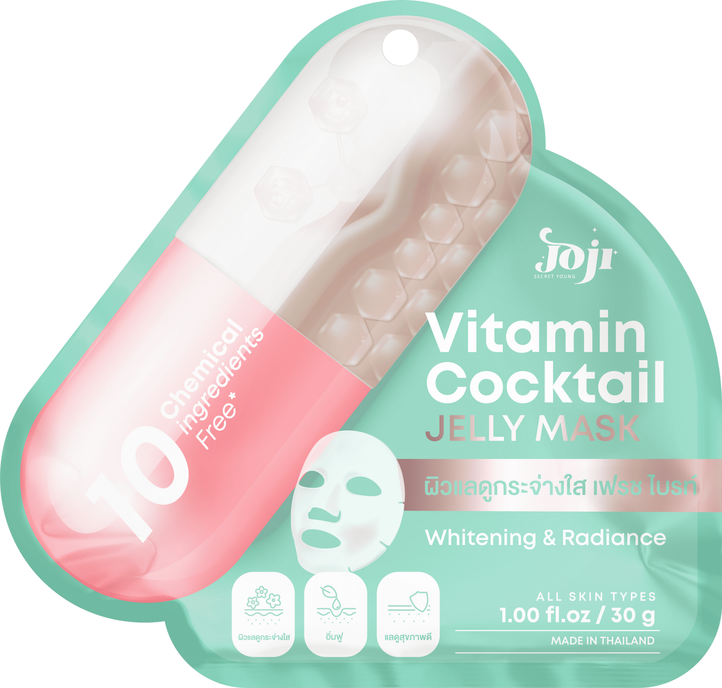Joji Secret Young Vitamin Cocktail Jelly Mask – Multi-Vitamin Brightening Jelly Mask