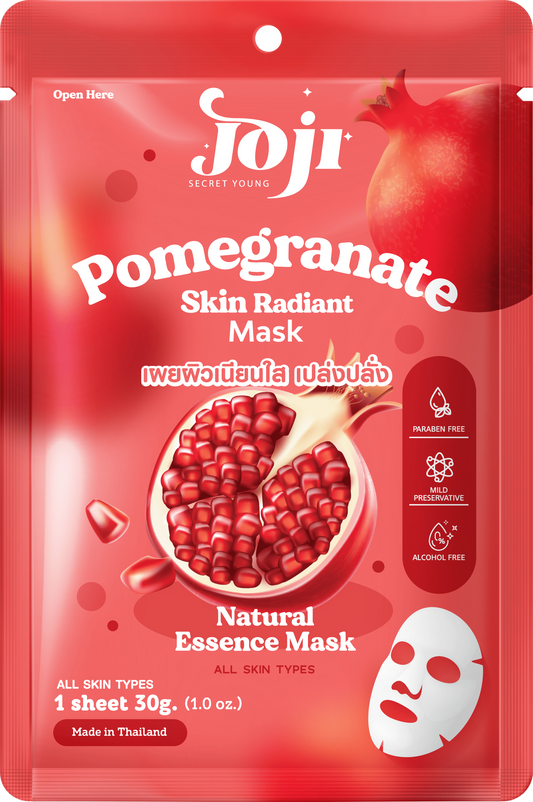 Joji Secret Young Pomegranate Skin Radiant Mask – Radiance-Boosting Face Mask