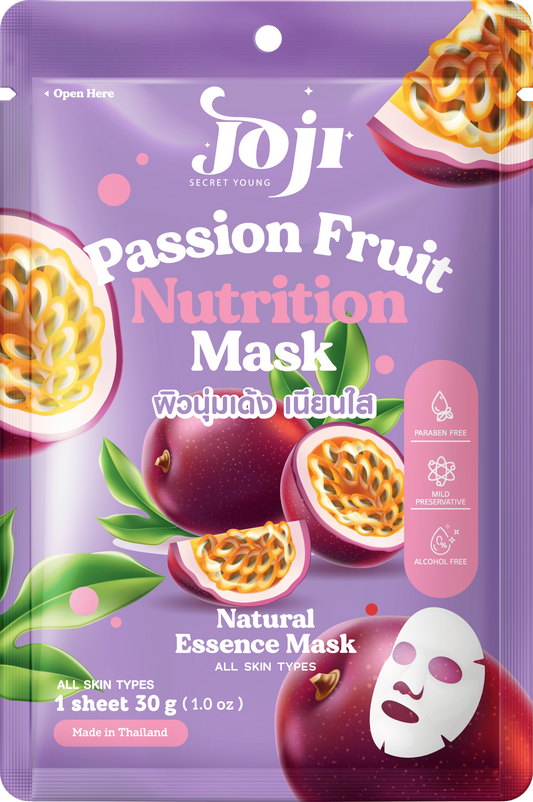 Joji Secret Young Passion Fruit Nutrition Mask – Nourishing & Brightening Face Mask
