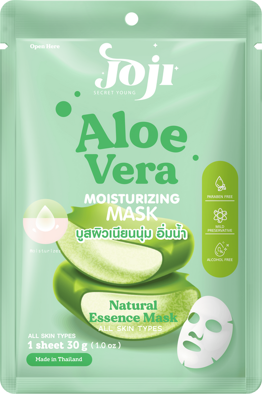 Joji Secret Young Aloe Vera Moisturizing Mask – Soothing & Hydrating Face Mask
