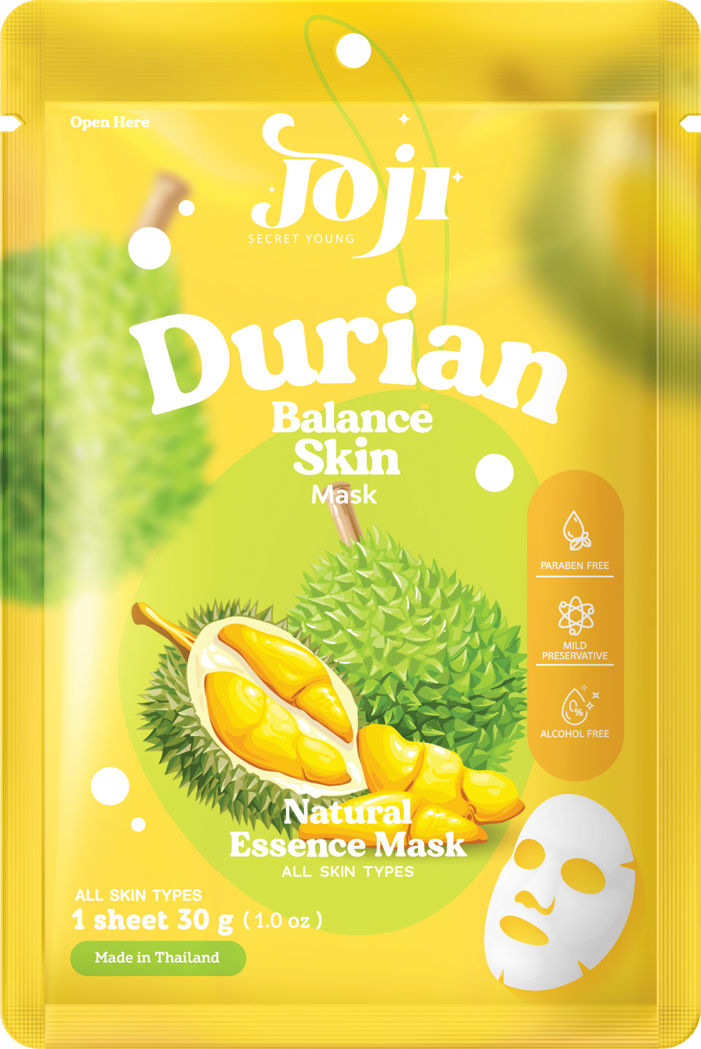 Joji Secret Young Durian Balance Mask – Balancing & Nourishing Face Mask