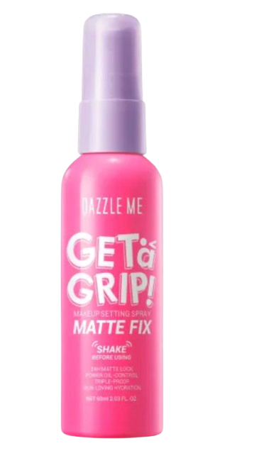 Dazzle Me Get a Grip! Makeup Setting Spray – Matte Fix | Long-Lasting Oil Control Setting Spray