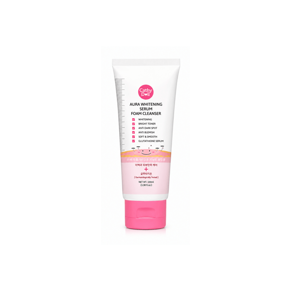 Cathy Doll Aura Whitening Serum Foam Cleanser - 100ml | Thai Aura - Thai Aura