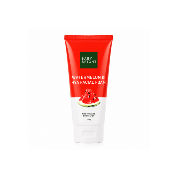 Baby Bright Watermelon & Hya Facial Foam - 140g | Thai Aura - Thai Aura